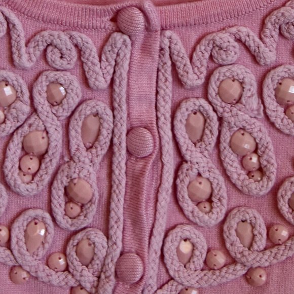 INC Pink Crop Cardigan Sweater Ladies XL - Picture 5 of 6